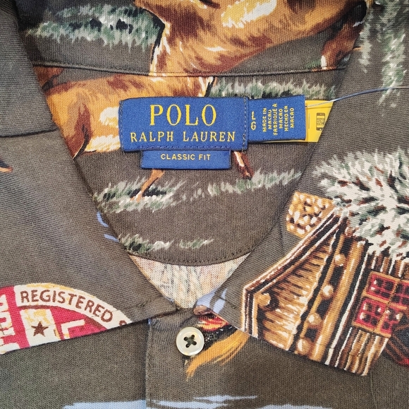 Polo Ralph Lauren Sportsman Soft Cotton Shirt Size Large Classic Fit NWT - Picture 5 of 5